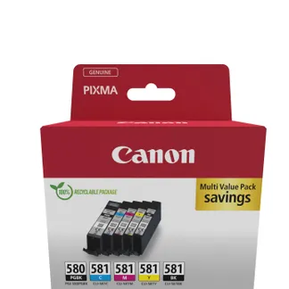 Canon PGI-580/CLI-581 PGBK/C/M/Y/BK Multipack Canon PGI-580/CLI-581 PGBK/C/M/Y/BK Multipack