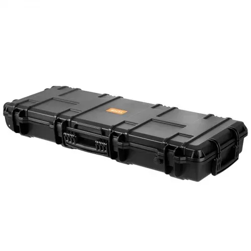 VEVOR Gewehr-Hartschalenkoffer mit 3 Schichten Vollständig Schützendem Schaumstoff, Abschließbarer Hartwaffenkoffer, Wasserdichter & Rollbarer Langwaffenkoffer, für 109 cm Gewehre oder Schrotflinten – Bild 10