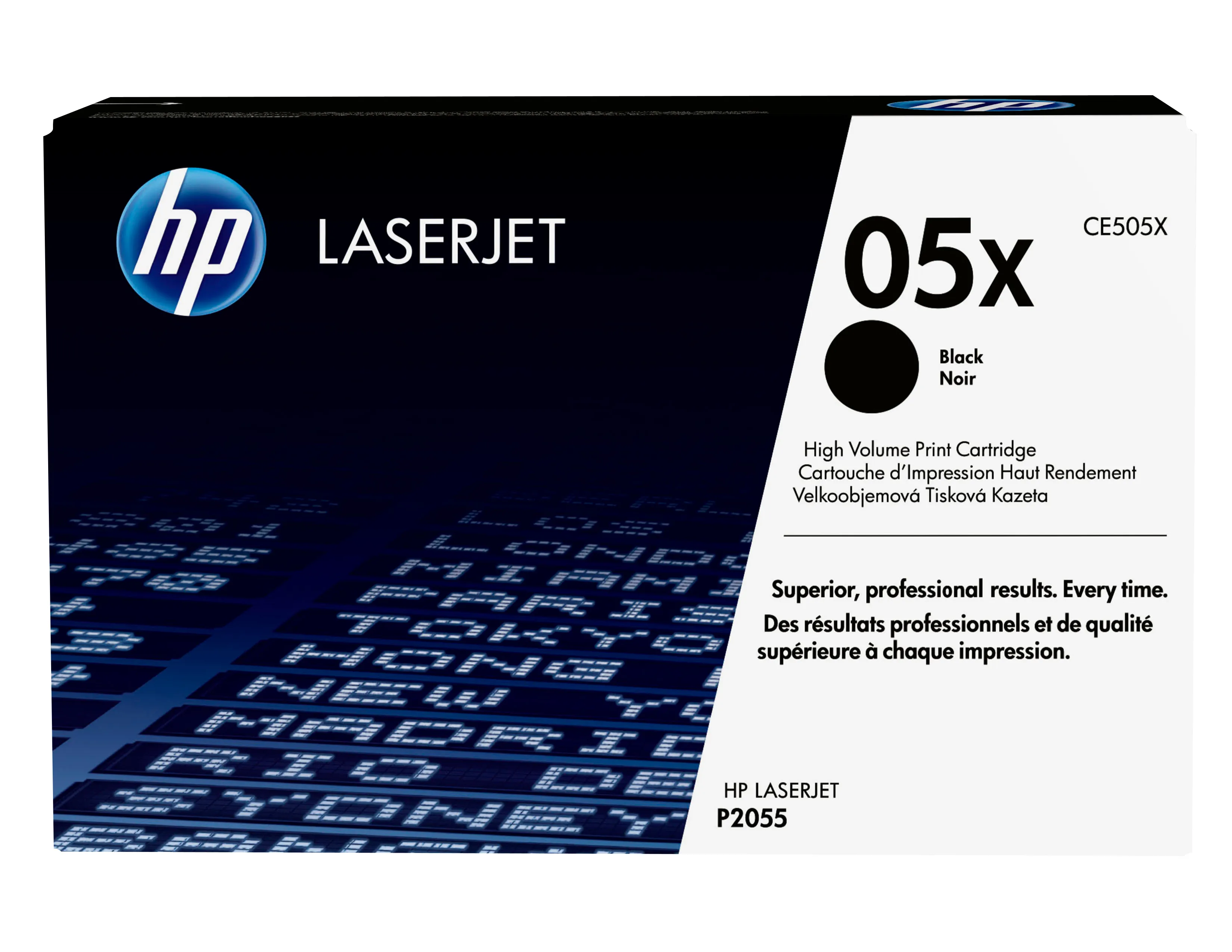 HP 05X Schwarz Original LaserJet Tonerkartusche mit hoher Reichweite HP 05X Schwarz Original LaserJet Tonerkartusche mit hoher Reichweite