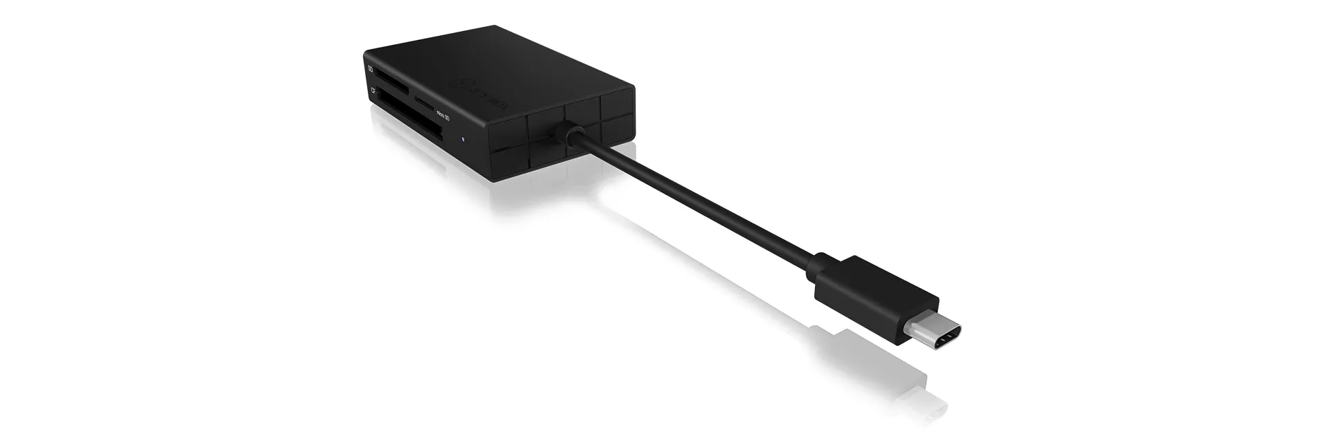 ICY BOX IB-CR401-C3, Type-C® USB 3.2 Gen 1 Kartenleser (CF, SD 4.0, micro SD 4.0), UHS-II, mit USB 3.2 Gen 1 Type-C® Hostanschluss – Bild 3