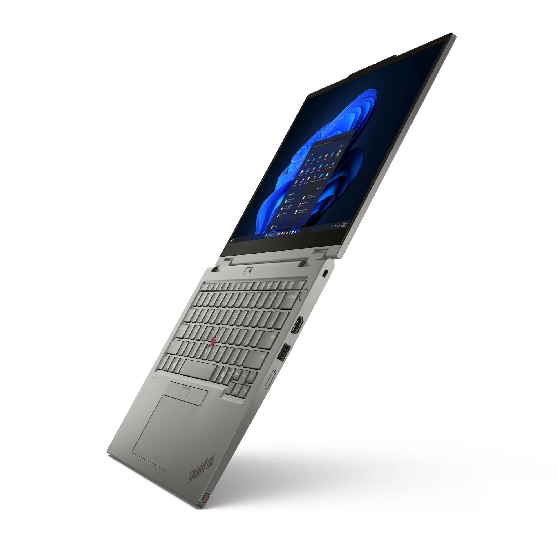 Lenovo ThinkPad L13 2-in-1 Gen 6 (AMD) AMD Ryzen™ 7 250 Hybrid (2-in-1) 33,8 cm (13.3") Touchscreen WUXGA 32 GB LPDDR5x-SDRAM 1 TB SSD Wi-Fi 7 (802.11be) Windows 11 Pro Deutsch Grau – Bild 5