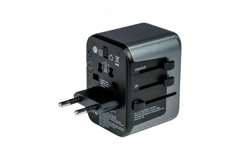 Verbatim 49545 Netzstecker-Adapter Universal – Bild 4