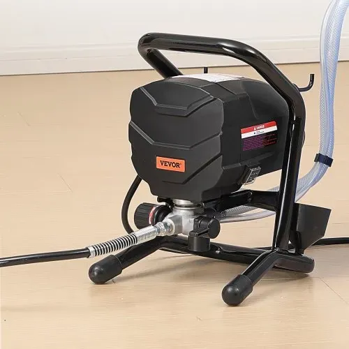 VEVOR Airless-Farbspritzgerät mit Ständer 650 W hocheffizientes Airless Spritzgerät 3000 PSI elektrische Farbspritzmaschine, Verlängerungsstange und Reinigungssets für Außenmöbel Zäune – Bild 7