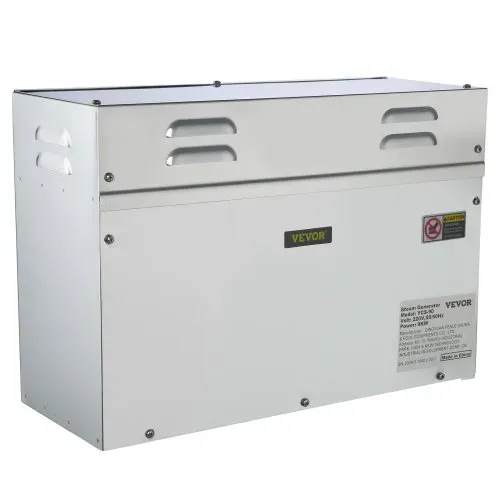 VEVOR Dampfgenerator 9KW Dampfduschen 220V-240V Sauna Dampfgenerator mit programmierbarer Steuerung für zu Hause SPA Badezimmer Hoteldusche Dampf (Controller enthält keine Batterie) – Bild 10