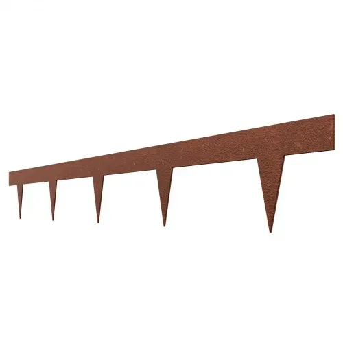 VEVOR Rasenkante, 10er-Set, 1016x114,3x1,5 mm, rostbeständige Beeteinfassung aus Metall, Beetumrandung, Raseneinfassung, einfach zu installieren, Trennwand für Blumenbeete, Hofwege – Bild 9