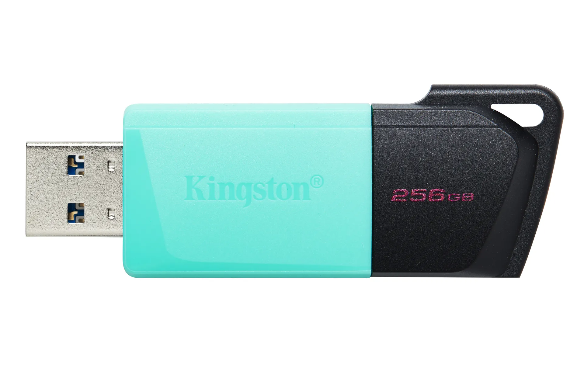 Kingston Technology DataTraveler 256GB USB3.2 Gen1 Exodia M (Schwarz + Türkis) – Bild 3