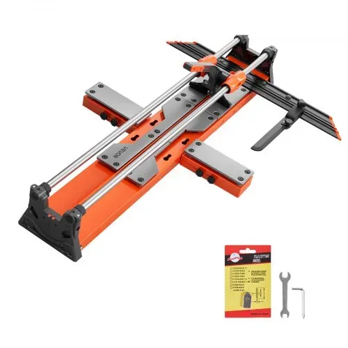 VEVOR Fliesenschneider 1000 mm, Fliesenschneidmaschine mit Verschiebbarem Schneidkopf & Federbelasteter Basis, Winkelanschlag, Wolframkarbid-Trennscheibe, Ausrichthilfe, für Keramikfliesen VEVOR Fliesenschneider 1000 mm, Fliesenschneidmaschine mit Verschiebbarem Schneidkopf & Federbelasteter Basis, Winkelanschlag, Wolframkarbid-Trennscheibe, Ausrichthilfe, für Keramikfliesen