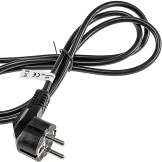 Kaltgeräte Netzkabel 1,5m H03VV-F3G 0,75 mm² 10/16A/250V, schwarz Kaltgeräte Netzkabel 1,5m H03VV-F3G 0,75 mm² 10/16A/250V, schwarz