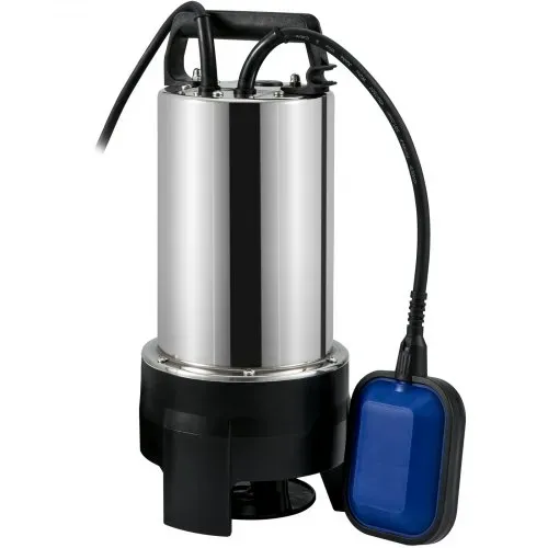 VEVOR Tauchpumpe 1100W Schmutzwasserpumpe 230V Gartenpumpe Durchfluss 333,3L/min Schmutzwassertauchpumpe IPX8 Auslass zuschneidbar zum Pumpen von Wasser aus Schwimmbädern Teichen – Bild 9