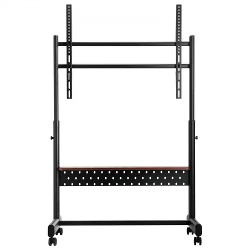 VEVOR rollbarer TV-Ständer TV-Wagen für 1397-2540 mm Bildschirme, höhenverstellbarer tragbarer Monitorständer mit Ablage bis zu 92,99 kg für Wohnzimmer Schlafzimmer Büro (Max VESA 800 x 600 mm) – Bild 10