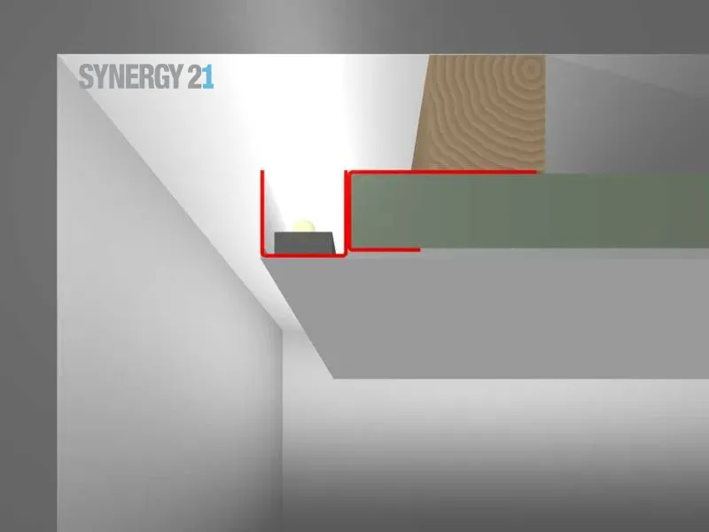 Synergy 21 LED Profil 200cm, Zinkblech TYP-A – Bild 2