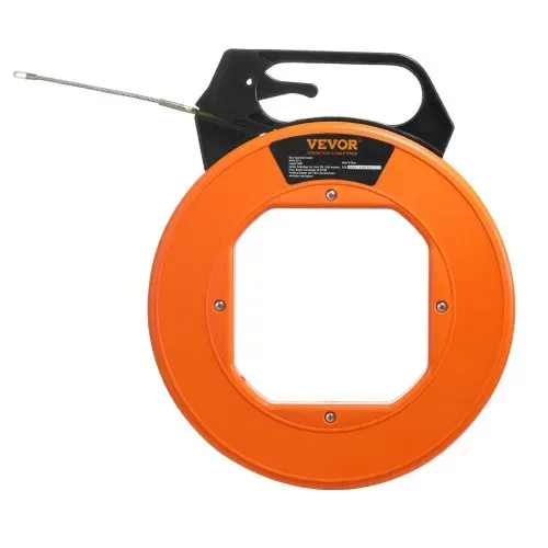 VEVOR Fischband, 100 Fuß, 3/16 Zoll, Glasfaser-Drahtzieher mit optimiertem Gehäuse und Griff, benutzerfreundliches Kabelzieher-Werkzeug, flexible Drahtangelwerkzeuge für Wände und elektrische Leitungen, nicht leitend – Bild 10