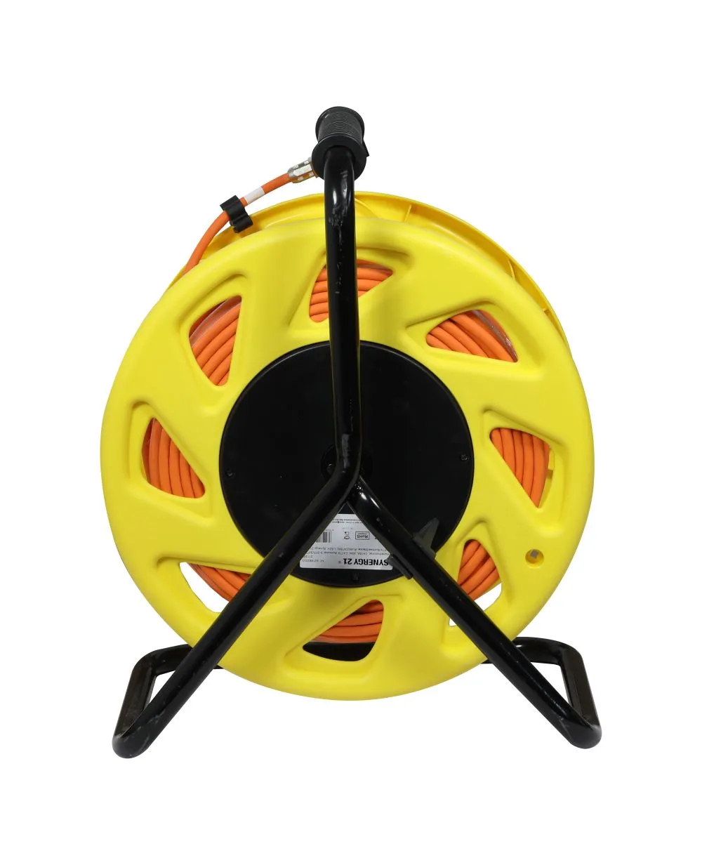 Kabeltrommel, CAT6A, 90m, CAT7A Rohkabel S-STP(S/FTP), mit 1x Buchse/Stecker RJ45(CAT6A), LSZH, Synergy 21 – Bild 4