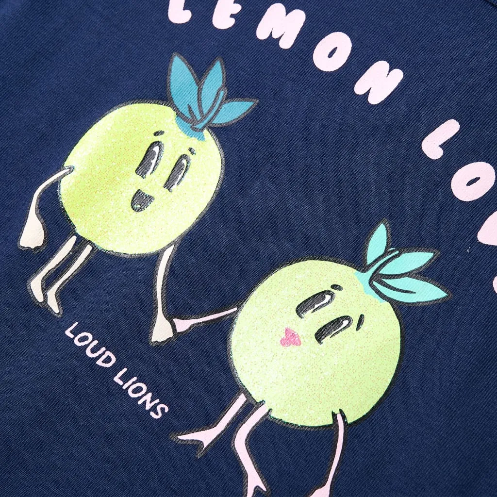 vidaXL Kinder-T-Shirt Marineblau 104 – Bild 4