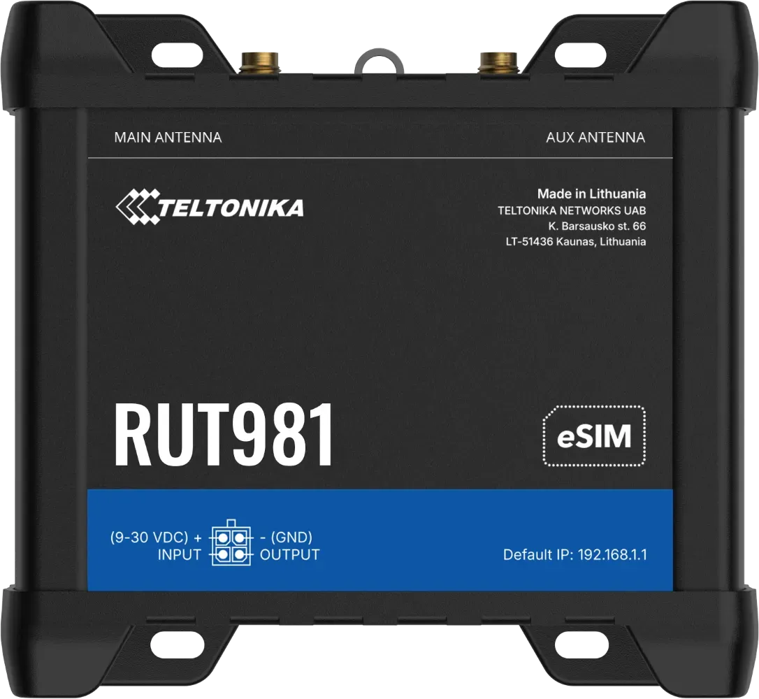 Teltonika · Router · RUT981 · GLOBAL 4G Router Teltonika · Router · RUT981 · GLOBAL 4G Router