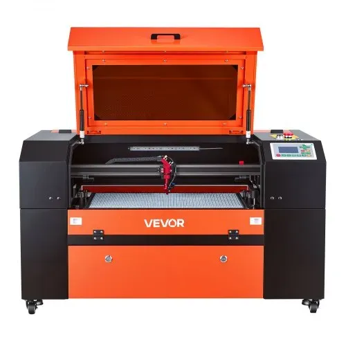 VEVOR CO2-Lasergravierer 60 W, 600x400 mm Arbeitsbereich, CO2-Laser-Gravier- & Schneidemaschine mit 4-Wege-Luftunterstützung, kompatibel mit LightBurn, CorelDRAW & RDWorks, für Holz, Acryl & Glas – Bild 9