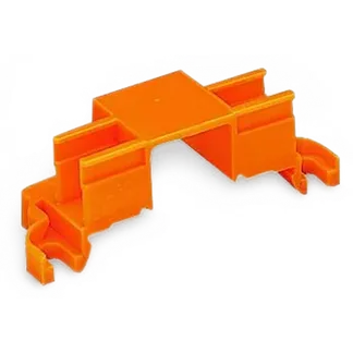 Befestigungsadapter WAGO, für 4 Steckplätze, Schraubmontage, orange Befestigungsadapter WAGO, für 4 Steckplätze, Schraubmontage, orange