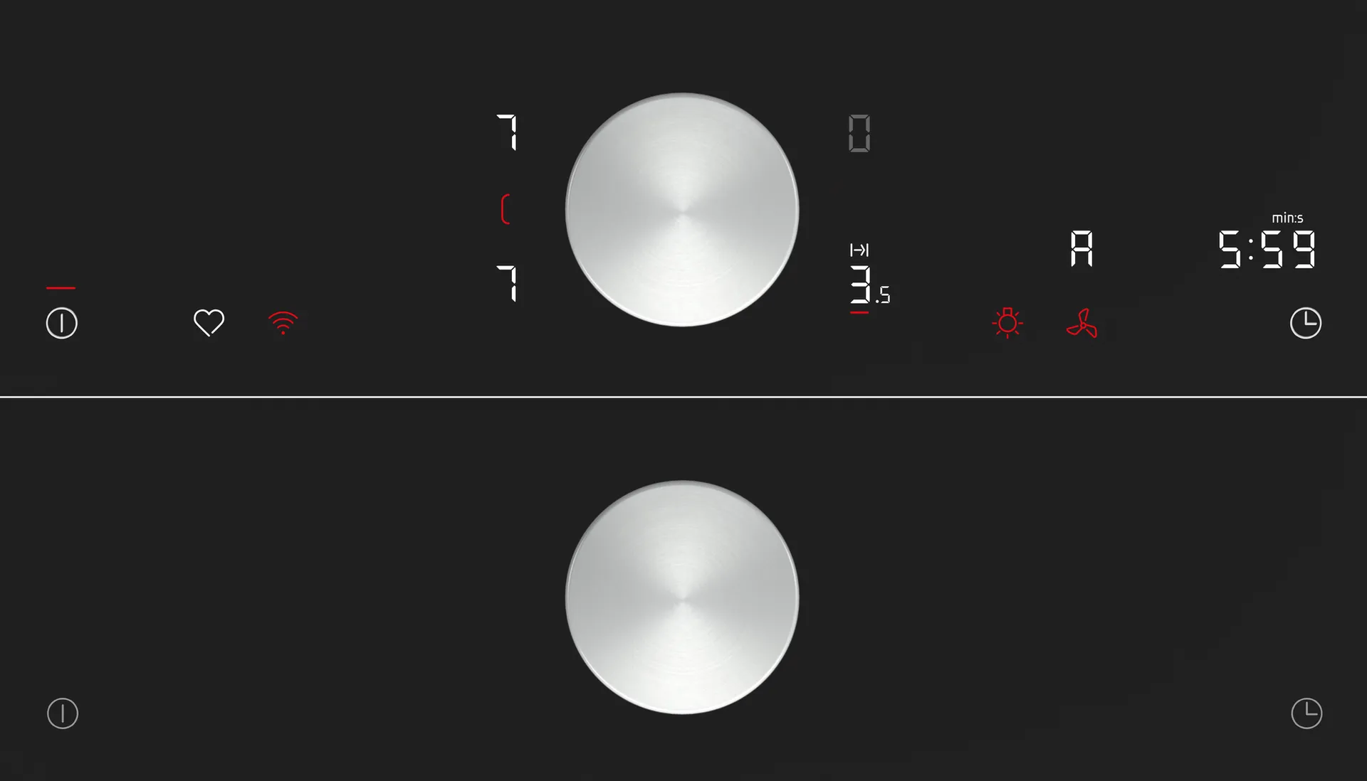 Neff T58STS1L0 Kochfeld Schwarz Integriert 80 cm Zonen-Induktionskochfeld 4 Zone(n) – Bild 2
