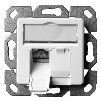 Dosen TP, UP, 2-fach, CAT6A, 500Mhz, AW, AMJ45-8/8UP/50, Tele Dosen TP, UP, 2-fach, CAT6A, 500Mhz, AW, AMJ45-8/8UP/50, Tele