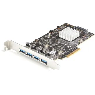 StarTech.com USB PCIe Adapter mit 4 Anschlüssen – 10 Gbit/s USB 3.2 Gen 2 Typ-A PCI Express Erweiterungskarte mit 2 Controllern – 4x USB-A – USB-PCIe-Schnittstellenkarte – Windows/Mac/Linux StarTech.com USB PCIe Adapter mit 4 Anschlüssen – 10 Gbit/s USB 3.2 Gen 2 Typ-A PCI Express Erweiterungskarte mit 2 Controllern – 4x USB-A – USB-PCIe-Schnittstellenkarte – Windows/Mac/Linux
