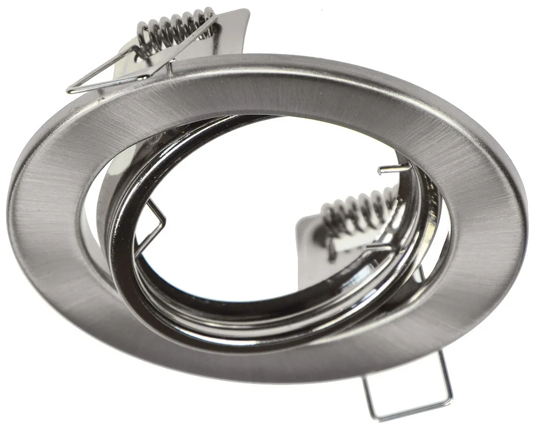 Einbaustrahler „ST-88 Eco“ schwenkbar für 50mm Leuchtmittel, Chrom matt Einbaustrahler „ST-88 Eco“ schwenkbar für 50mm Leuchtmittel, Chrom matt