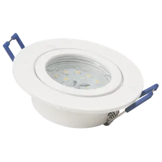 LED-Einbauleuchte McShine “Flatty“ Ø83mm, 5W, 400lm, warmweiß, IP44 LED-Einbauleuchte McShine “Flatty“ Ø83mm, 5W, 400lm, warmweiß, IP44