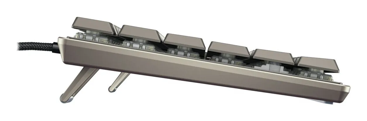 CHERRY KC 500 MX LP Tastatur Heimbüro USB QWERTZ Deutsch Grau – Bild 3