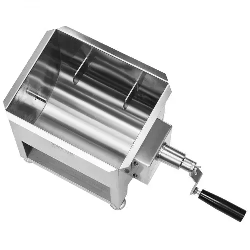 VEVOR manueller Fleischmischer 10 L Fleischverarbeitungsgerät (maximales Mischen von 6,8 kg Fleisch), Fleischmischer aus Edelstahl, Wurstmischer mit Untersetzungsgetriebe, Handmixer für Hackfleisch – Bild 10