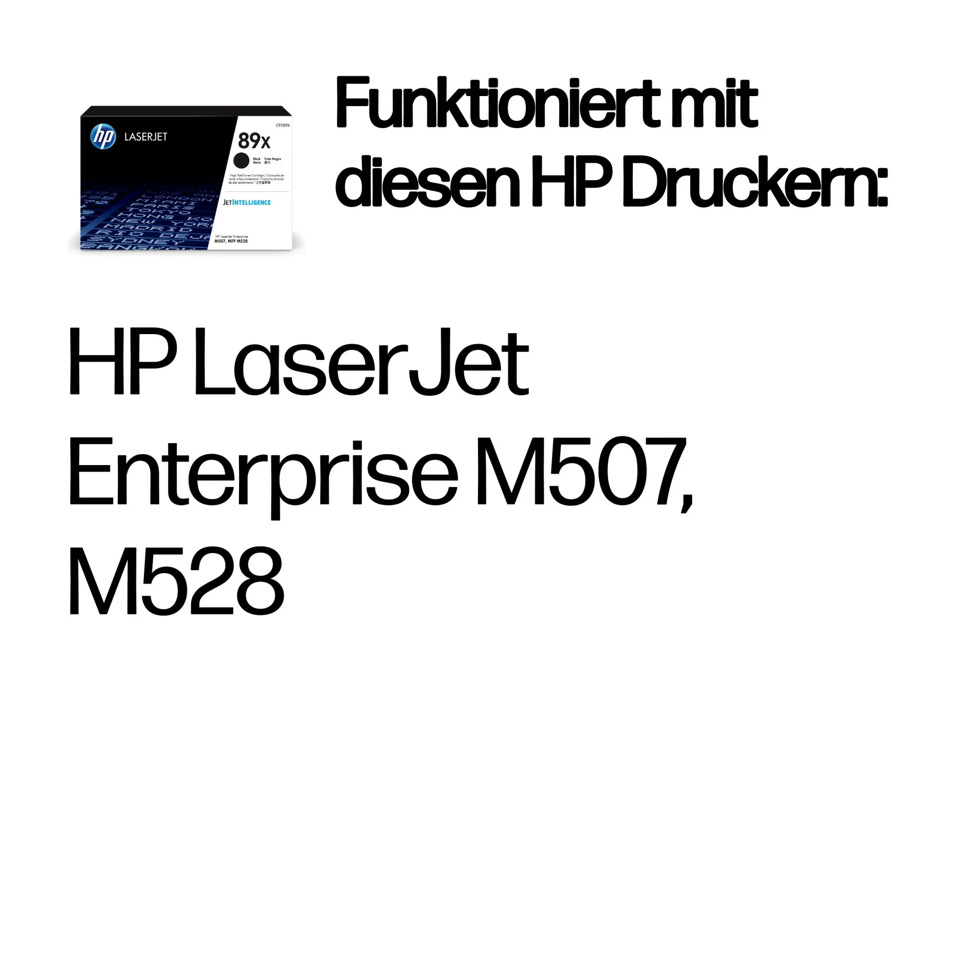 HP 89X Schwarz Original LaserJet Tonerkartusche mit hoher Reichweite – Bild 2