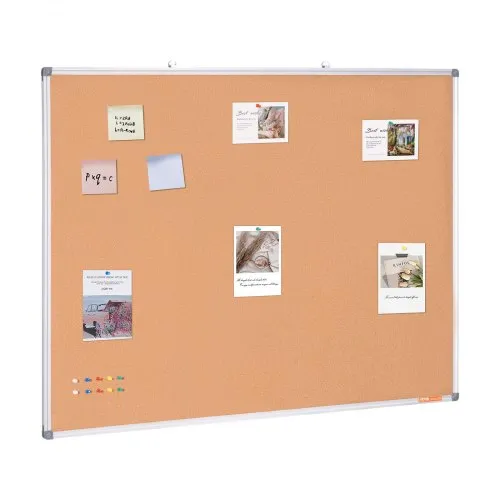 VEVOR 48″x36″ Große Korktafel – Wandmontierte Pinnwand mit Pinnwand – Perfekt für Schule, Zuhause, Büro VEVOR 48″x36″ Große Korktafel – Wandmontierte Pinnwand mit Pinnwand – Perfekt für Schule, Zuhause, Büro