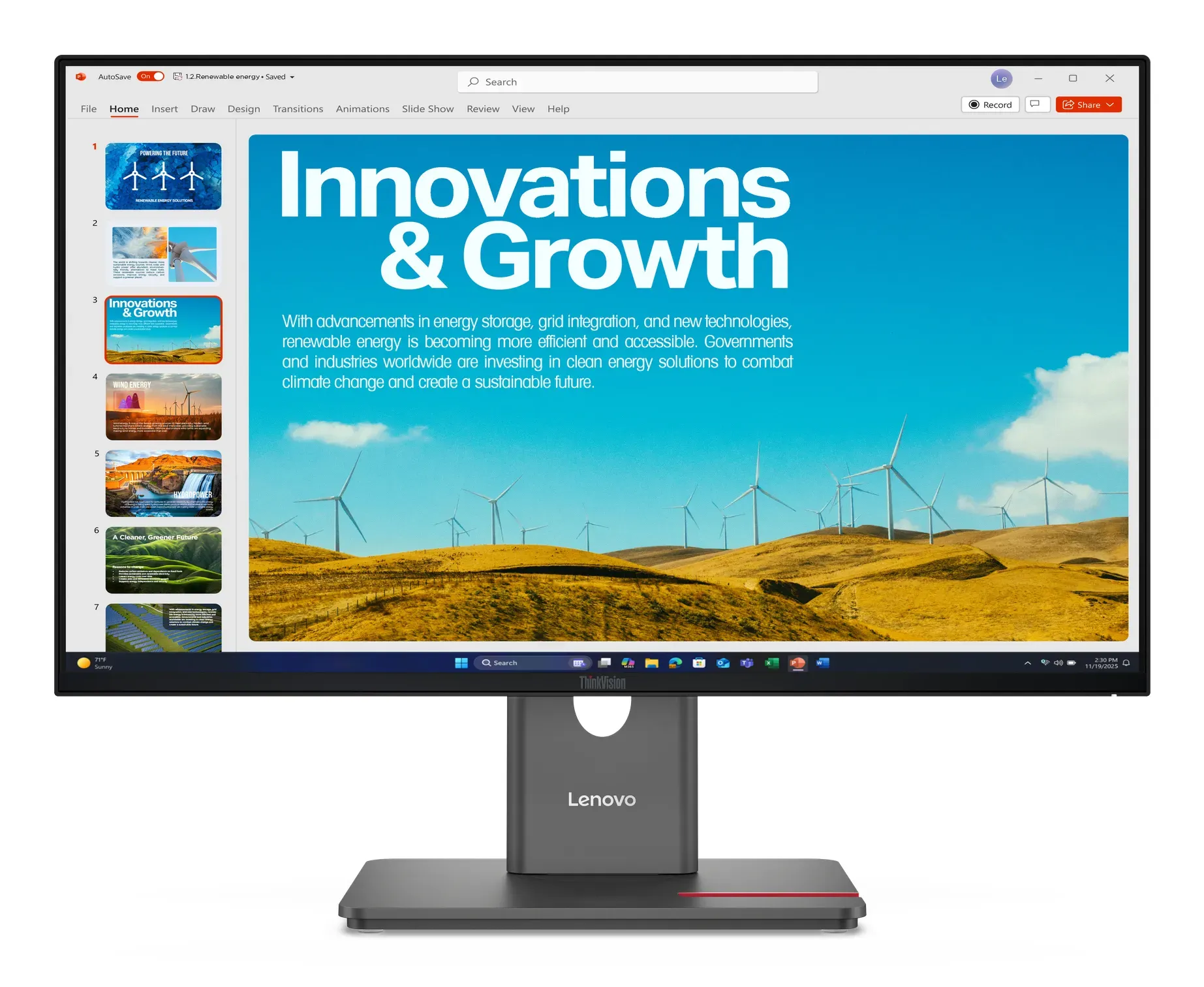 Lenovo ThinkVision P24QD-40 Monitor Lenovo ThinkVision P24QD-40 Monitor