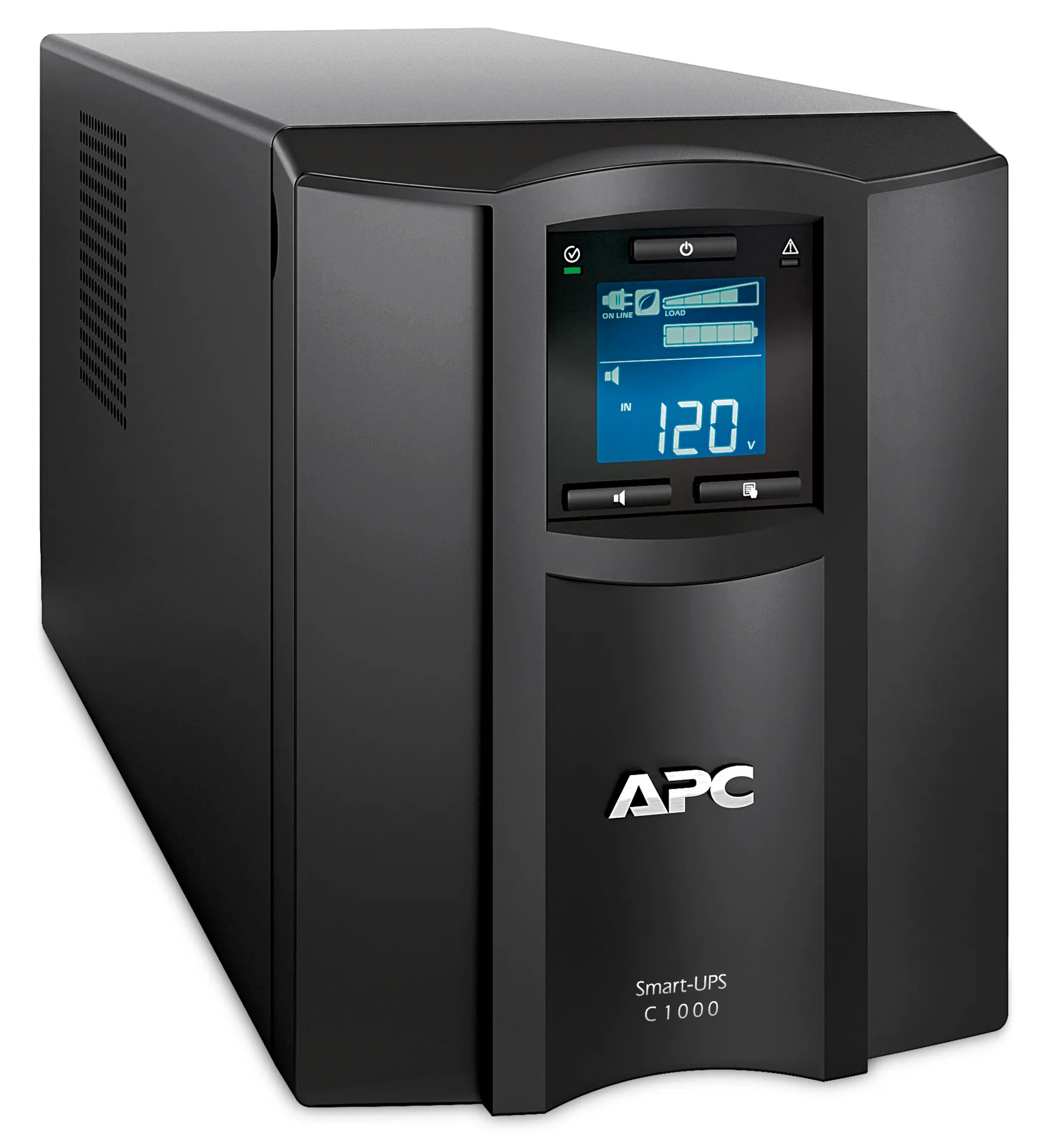 APC Smart-UPS C, Line-Interactive, 1000VA, Tower, 230V, 8x IEC C13 Ausgänge, SmartConnect, USB und serielle Kommunikation, AVR, Grafik-LCD APC Smart-UPS C, Line-Interactive, 1000VA, Tower, 230V, 8x IEC C13 Ausgänge, SmartConnect, USB und serielle Kommunikation, AVR, Grafik-LCD