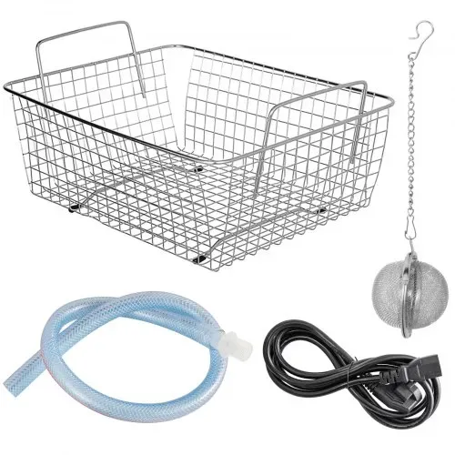 VEVOR Knob Control Ultrasonic Ultraschallreiniger 6,5 L, Ultraschall Reinigungsgerät 220 V, Ultraschallreiniger mit Heizung, Schmuckreiniger Ultraschall 40 kHz, Digitaler Ultraschallreiniger 300 W – Bild 8