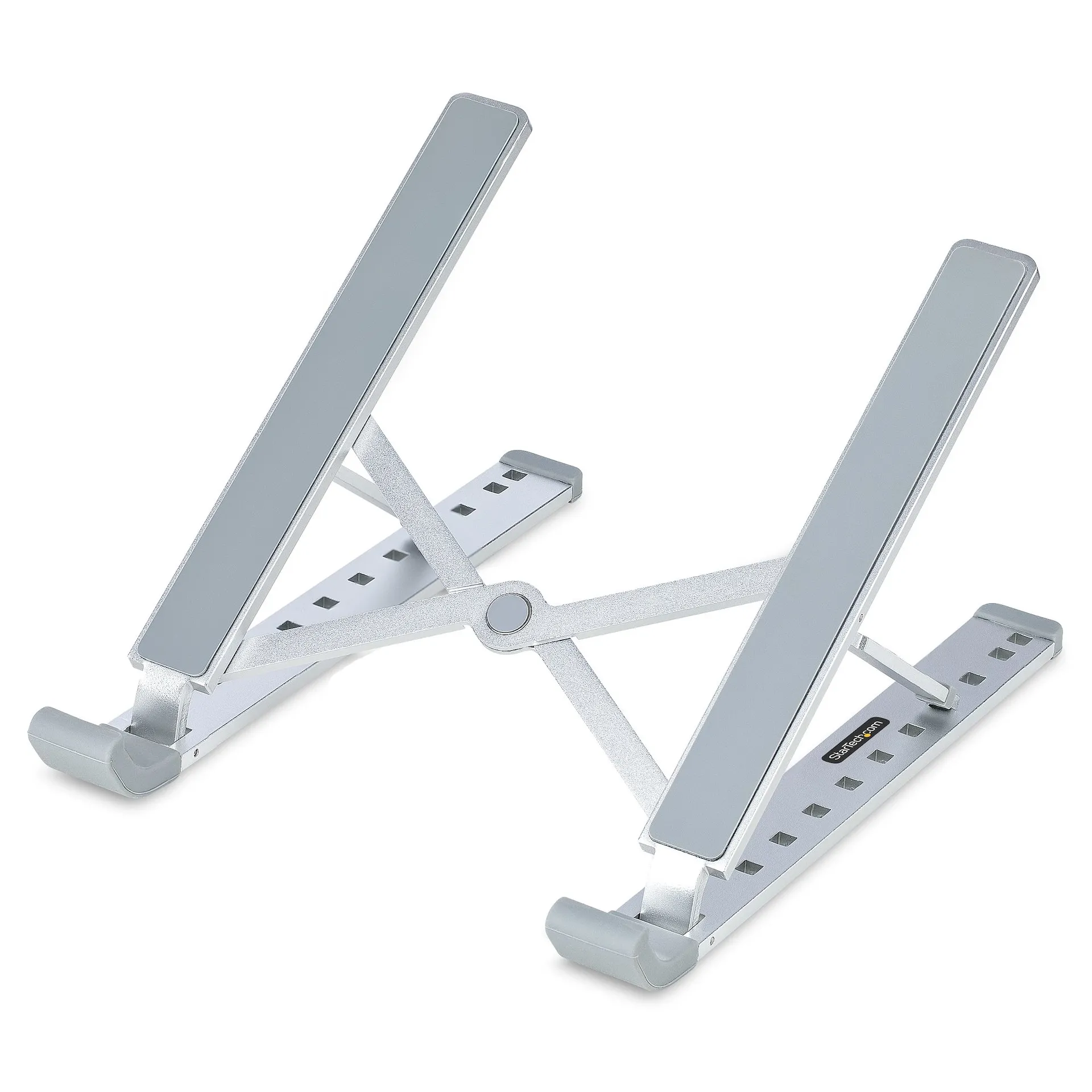 StarTech.com Faltbarer Laptop Ständer, Tragbarer Höhenverstellbarer Ergonomischer Laptopständer, Tragkraft 10 kg, Aluminium Laptophalterung neigbar, Notebook Ständer, Schwenkbare Laptop Unterlage StarTech.com Faltbarer Laptop Ständer, Tragbarer Höhenverstellbarer Ergonomischer Laptopständer, Tragkraft 10 kg, Aluminium Laptophalterung neigbar, Notebook Ständer, Schwenkbare Laptop Unterlage