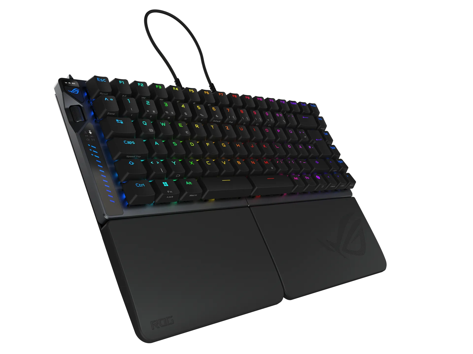 ASUS ROG Falcata Tastatur Gaming USB + RF Wireless + Bluetooth QWERTZ Deutsch Schwarz – Bild 3
