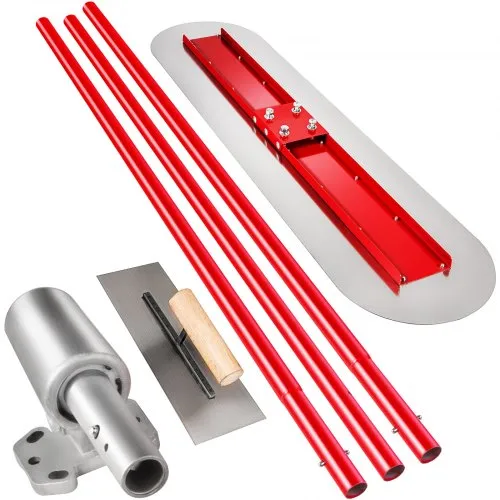 VEVOR Bullenschwimmer Betonschwimmer 1200X300 mm Komplettes Betonwerkzeug Kelle Satz Grifflänge 3 x 1,8 m Glättekelle Stahl Boden Einstellbar Bauhilfe VEVOR Bullenschwimmer Betonschwimmer 1200X300 mm Komplettes Betonwerkzeug Kelle Satz Grifflänge 3 x 1,8 m Glättekelle Stahl Boden Einstellbar Bauhilfe