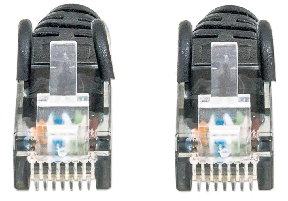 Intellinet Netzwerkkabel, Cat6, U/UTP, CCA, Cat6-kompatibel, RJ45-Stecker/RJ45-Stecker, 1,0 m, schwarz – Bild 4