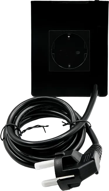 Shelly · Unterputz Zubehör ·Wall Display · Stand Socket · Schwarz – Bild 6