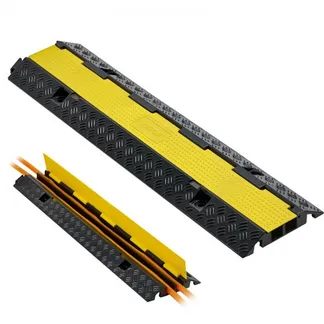 VEVOR 1005 mm Kabelbrücke, 9979 kg, 2-Kanal (32×31 mm) Überfahrschutz aus Gummi, Stolperschutz, Bodenabdeckungen, für Bereiche mit hoher Schwelle, Zuhause, Büro, Lager, 1 Stück VEVOR 1005 mm Kabelbrücke, 9979 kg, 2-Kanal (32×31 mm) Überfahrschutz aus Gummi, Stolperschutz, Bodenabdeckungen, für Bereiche mit hoher Schwelle, Zuhause, Büro, Lager, 1 Stück