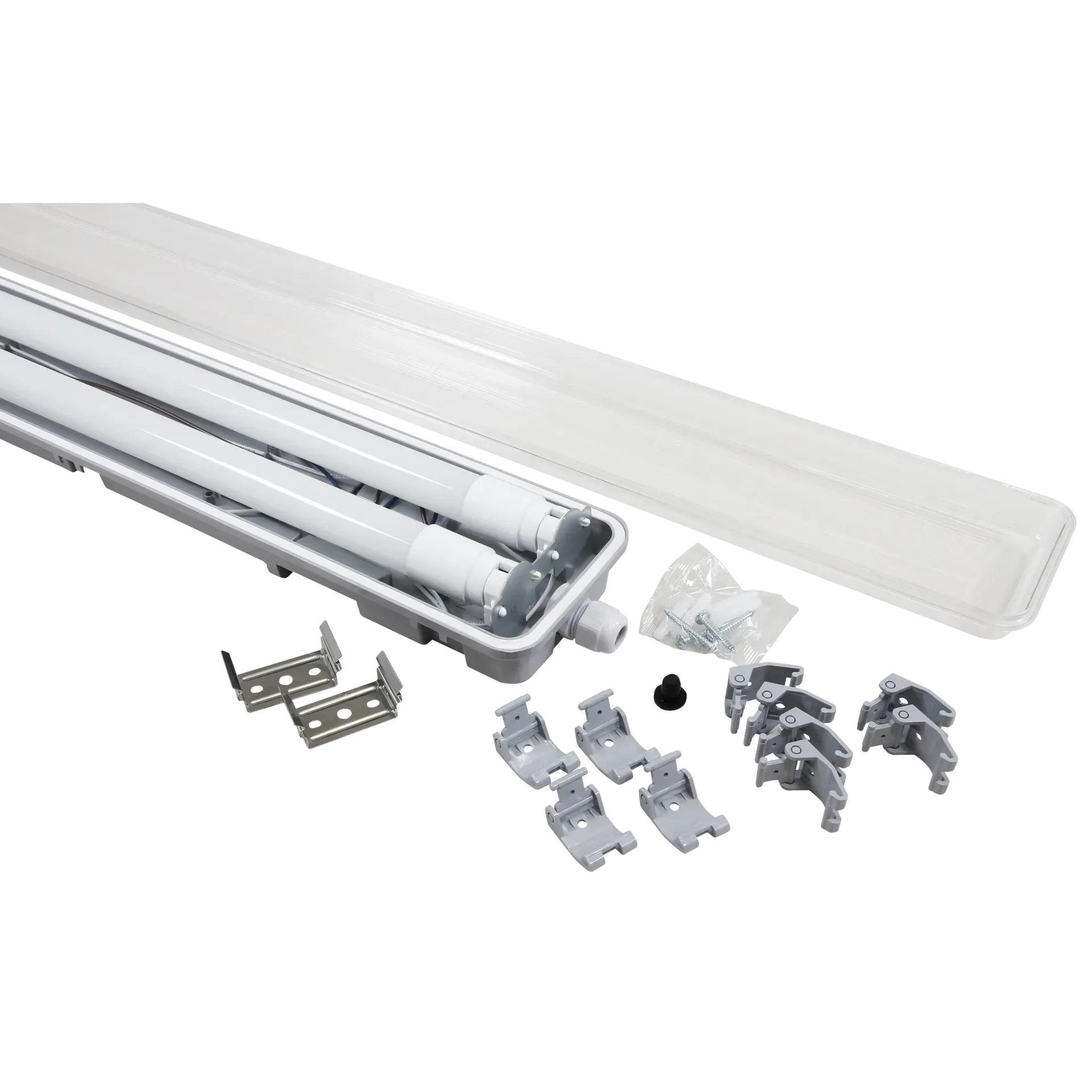 LED Feuchtraumleuchte McShine ''FL-23'' IP65, 4800lm, 4000K, 48W, 150cm, neutralweiß – Bild 3