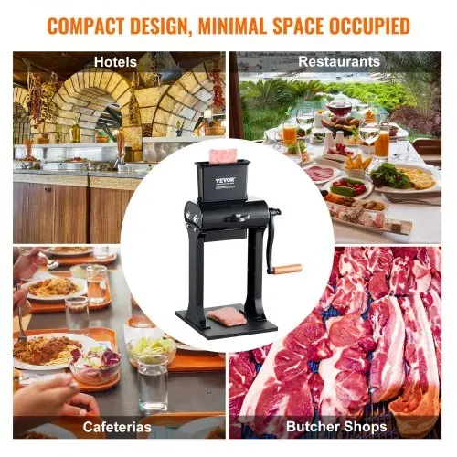 VEVOR Fleischzartmacher Maschine 445x300x245mm Fleisch Tenderizer Fleischklopfer Klingen aus 420 rostfreiem Stahl Steakklopfer für Hähnchen Rind Schwein Steak Küche Zuhause Restaurant Kochzubehör – Bild 5