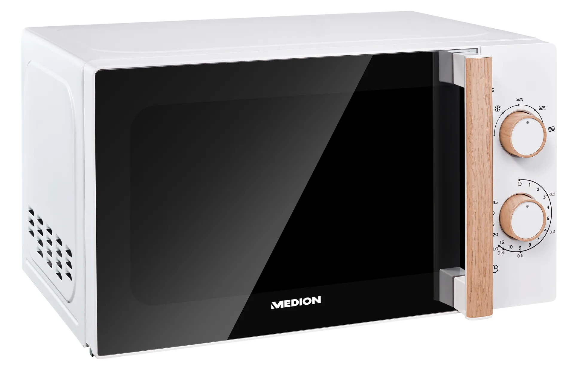 MEDION MD 10596 Mikrowelle 20L DE Weiß Solo-Mikrowelle Arbeitsplatte 700 W – Bild 2