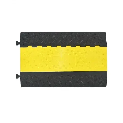VEVOR 950 mm Kabelbrücke, 9979 kg, 2-Kanal (100x75 mm) Überfahrschutz aus Gummi, Stolperschutz, Bodenabdeckungen, für Bereiche mit hoher Schwelle, Zuhause, Büro, Lager, 1 Stück – Bild 10