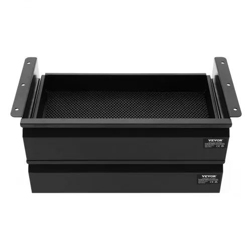 VEVOR Untertisch Schublade 457x227x200mm, Unterbau Schreibtisch, versteckter 2-lagiger Aufbewahrungs-Organizer, Bleistiftschublade unter dem Tisch für Sitz-Steh-Arbeitsplätze zu Hause – Bild 8