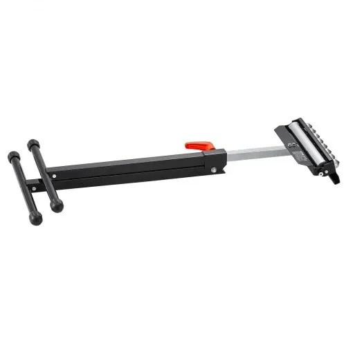 VEVOR 3-in-1 Rollenständer, 136 kg, 68–108 cm höhenverstellbar, Rollenbock mit 29,2 cm poliertem, multidirektionalem Rollenkopf, für Tischkreissägen-Auslauf, Holzbearbeitungs-Verlängerungsstütze – Bild 10