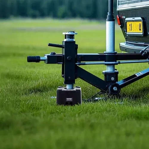 VEVOR Wagenheberblock für Anhänger (152,4 mm hoch Wagenheberblock) Nivellierblock mit 2722 kg Tragkraft, Wohnmobil-Hebeblock für Wohnwagen Anhängerstützblock aus PP (quadratisch) – Bild 7