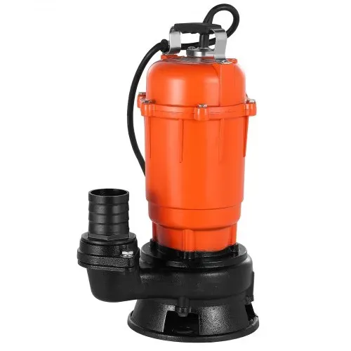 VEVOR 550W Tauchpumpe, 18000l/h, Gusseisen-Schmutzwasserpumpe mit 5,08cm Auslass, 10m max. Förderhöhe, zum Abpumpen von Schmutzwasser, für Pools, Gärten, Teiche, Keller & überflutete Bereiche – Bild 9