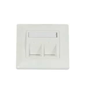 Keystone, Modulträger, UP Dosen für 2xTP-Modul, Reinweiss, Eckiger Aussenrahmen, Synergy 21, Keystone, Modulträger, UP Dosen für 2xTP-Modul, Reinweiss, Eckiger Aussenrahmen, Synergy 21,