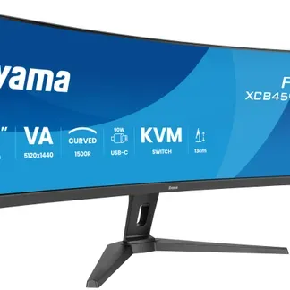 iiyama G-MASTER 45″LCD Curved Bus. UWQHD Computerbildschirm 113 cm (44.5″) 5120 x 1440 Pixel Dual QHD LED Schwarz iiyama G-MASTER 45″LCD Curved Bus. UWQHD Computerbildschirm 113 cm (44.5″) 5120 x 1440 Pixel Dual QHD LED Schwarz