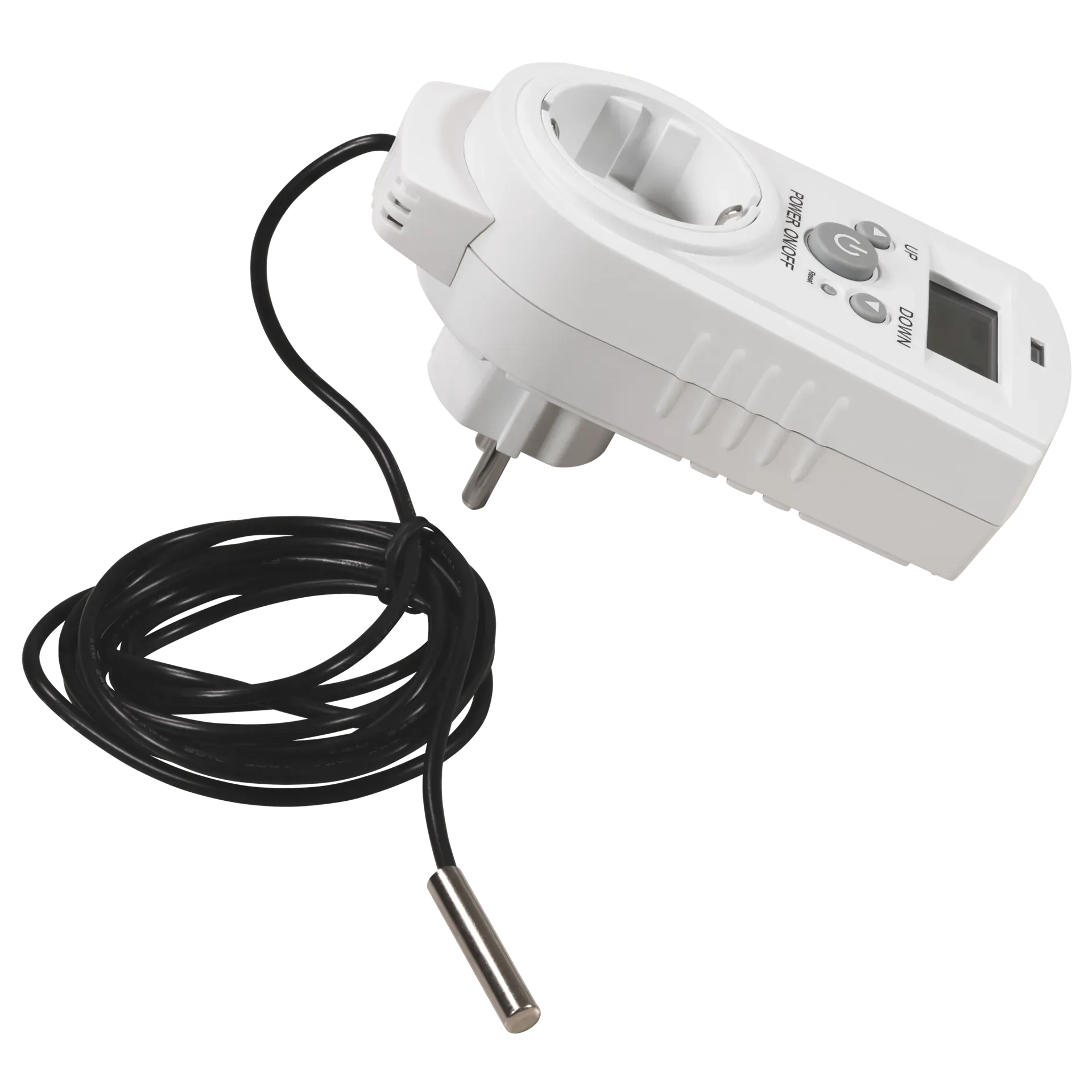 Steckdosen-Thermostat McPower ''TCU-540'' 5-30°C, Display, Kabel + Außenfühler – Bild 4